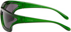 LOEWE Green Paula’s Ibiza Arch Mask Sunglasses
