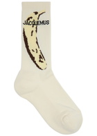 Jacquemus Les Chaussette Jacquemus Cotton-blend Socks Multi Print 39-42 (IT39 42 / UK6