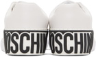 Moschino White Maxi Logo Sneakers