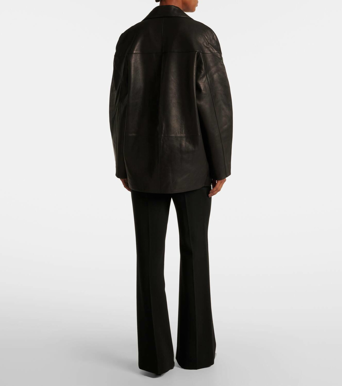 The Sei Slouchy leather blazer