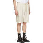 Jil Sander Off-White Knit Shorts