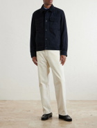 Rag & Bone - Suede Trucker Jacket - Blue