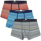 Paul Smith Men's Trunk- 3 Pack in Multicolour