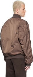 ALEXANDER DIGENOVA Brown RL Bomber Jacket