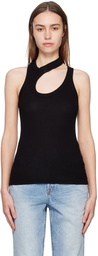 COTTON CITIZEN Black Verona Cut Out Tank Top