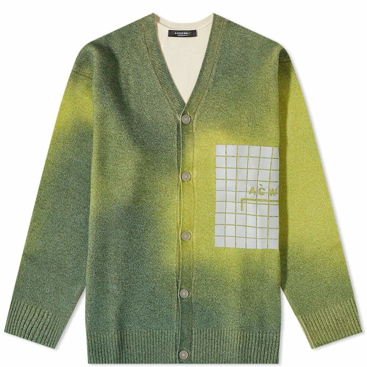 Photo: A-COLD-WALL* Men's Gradient Cardigan in Olive