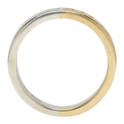 Maison Margiela Silver and Gold Logo Ring