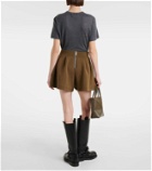 Sacai Sponge cotton-blend shorts