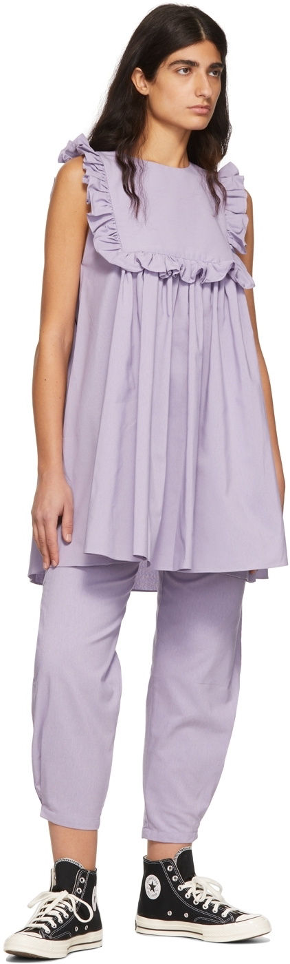 Kika Vargas Purple Ella Trousers