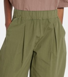 Velvet Sophia cotton poplin wide-leg pants