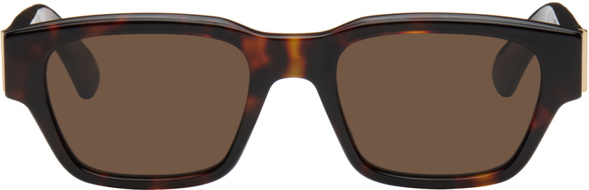 AMI Paris Brown Classical Ami De Cœur Sunglasses AMI