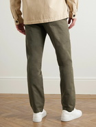 Mr P. - Straight-Leg Cotton-Twill Chinos - Green