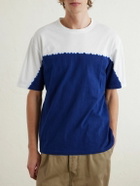KAPITAL - Ice Fishing Printed Cotton-Jersey T-Shirt - Blue