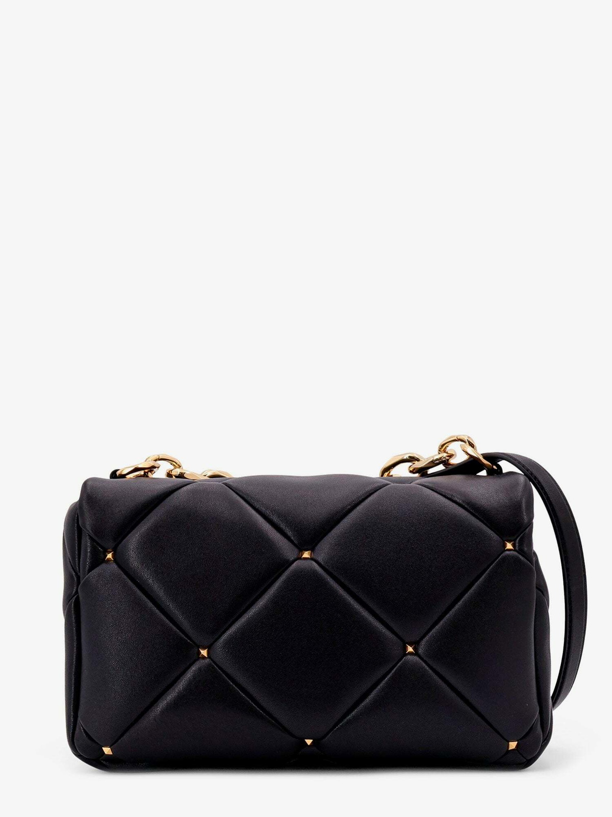 Valentino Garavani Roman Stud Black Womens Shoulder Bag