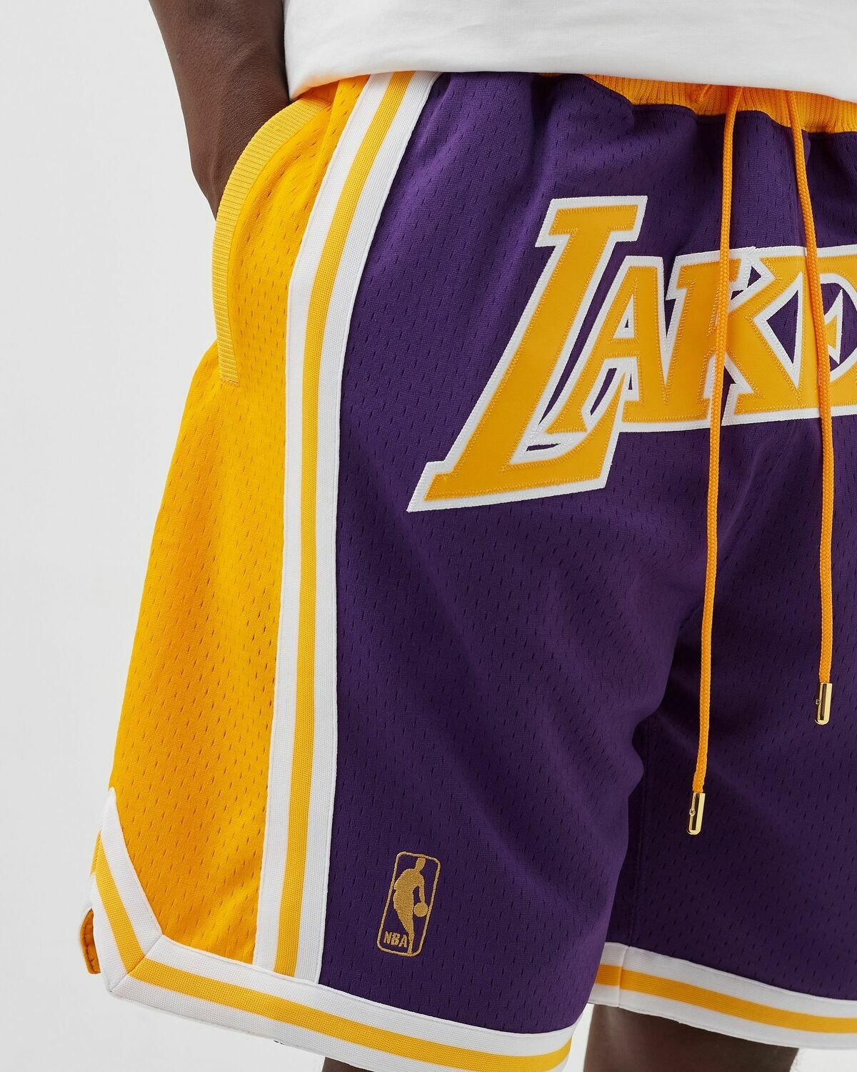 Mitchell & Ness Nba Just Don Shorts Los Angeles Lakers Road 1996 Purple - Mens - Sport & Team Shorts