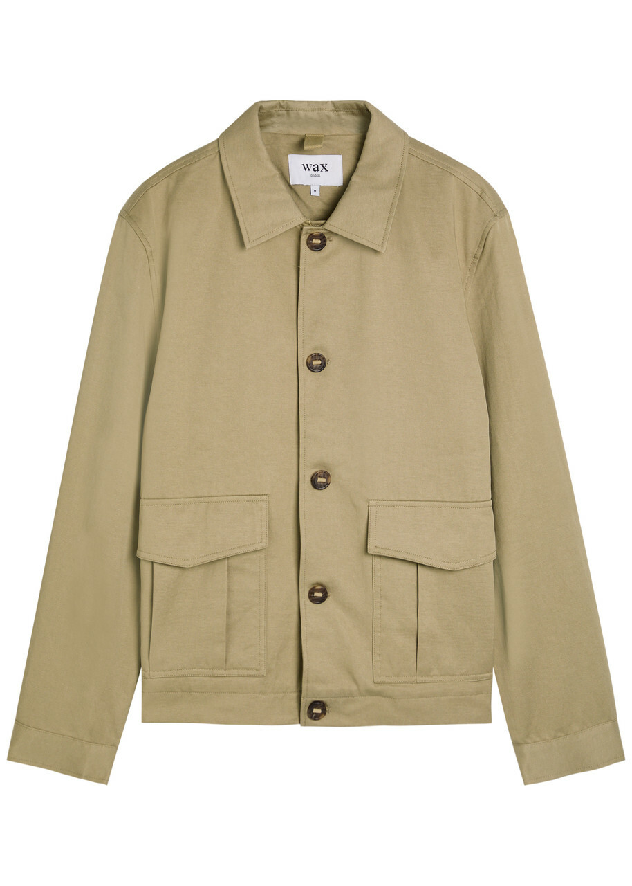 Wax London Strand Twill Jacket Tan