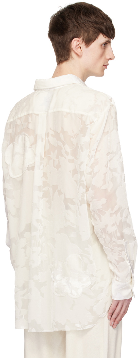 FORMA Off-White Flocked Shirt