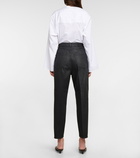 Toteme - High-rise tapered jeans