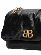 BALENCIAGA - Small Monaco Leather Shoulder Bag