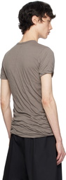 Rick Owens Gray Double T-Shirt