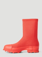 Traktori Ankle Boots in Red