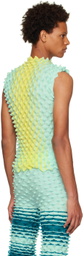 Chet Lo SSENSE Exclusive Blue & Yellow Leeloo Tank Top