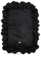 Simone Rocha Pillowcase Embroidered Padded Clutch - Black - One Size
