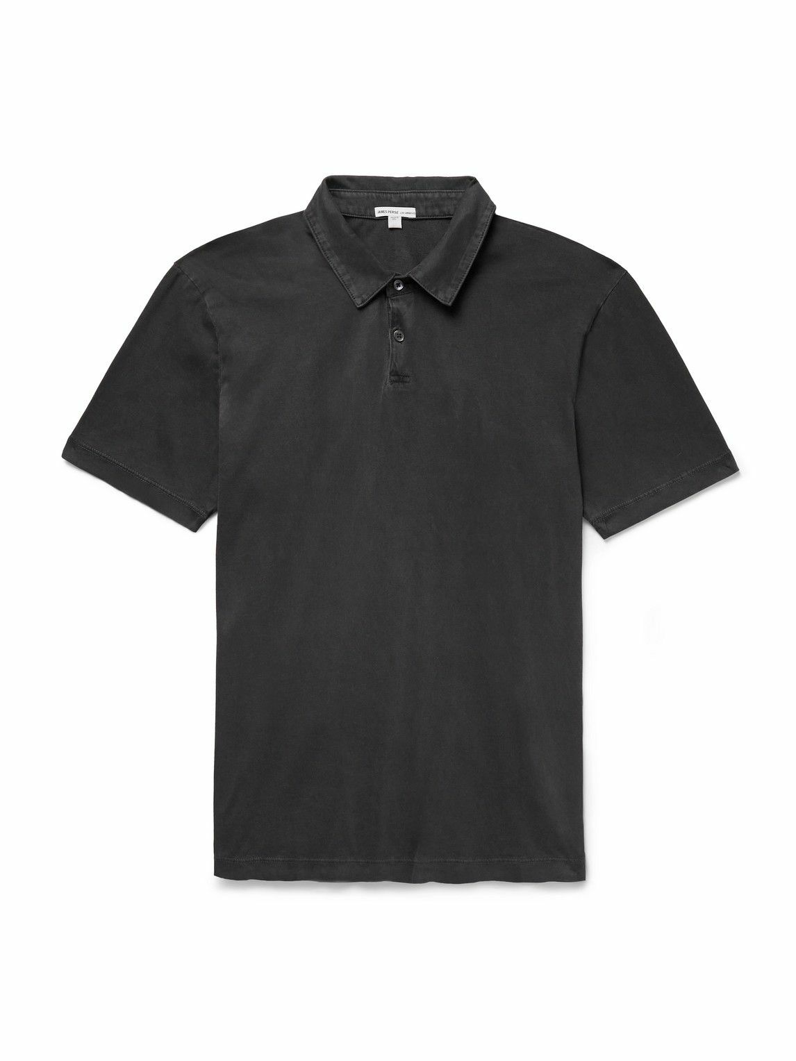 James Perse - Supima Cotton-Jersey Polo Shirt - Gray