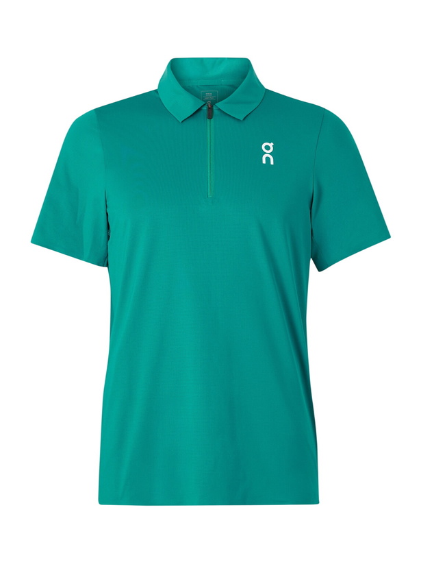 Photo: On - Court Logo-Printed Shell Polo Shirt - Green