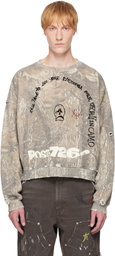 PALY Khaki 'Emotional Pain' Camo Sweatshirt