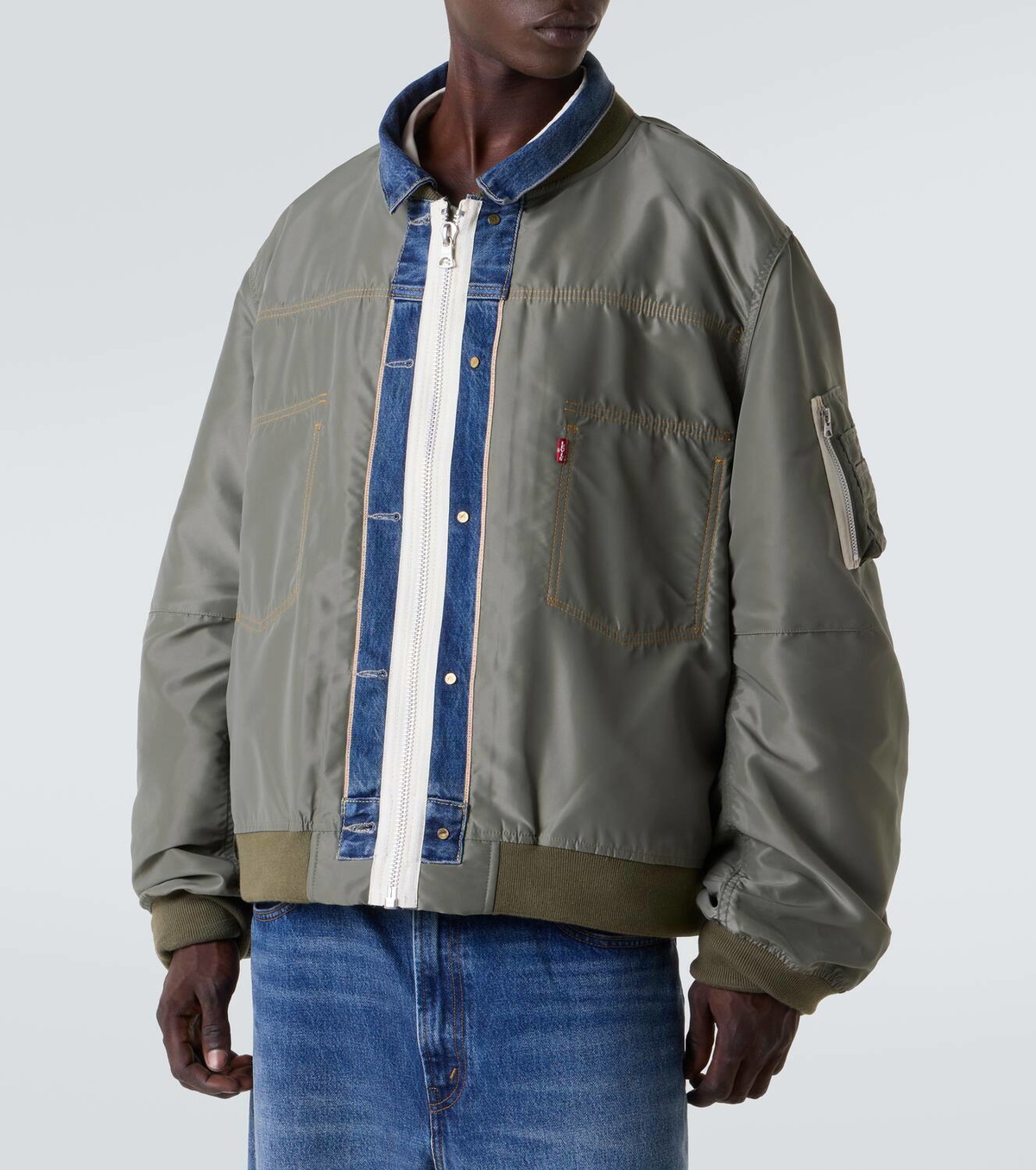 Sacai x Levi's® Reversible bomber jacket Sacai