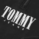 Tommy Jeans Men's Authentic Logo Half Zip Sweat in Black