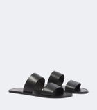 The Row Charlie leather sandals