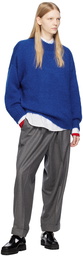 Cordera Blue Rib Crewneck