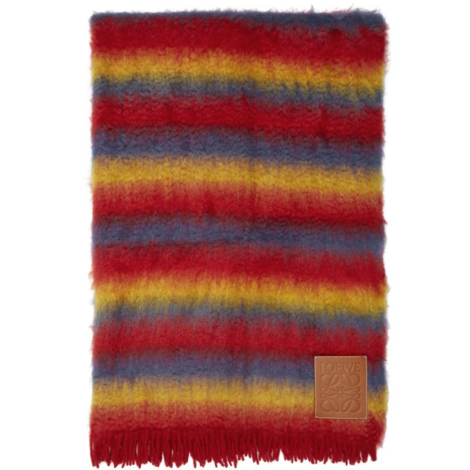 Photo: Loewe Rainbow Mohair and Wool Blanket