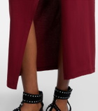Isabel Marant Nadela gathered cotton jersey midi dress