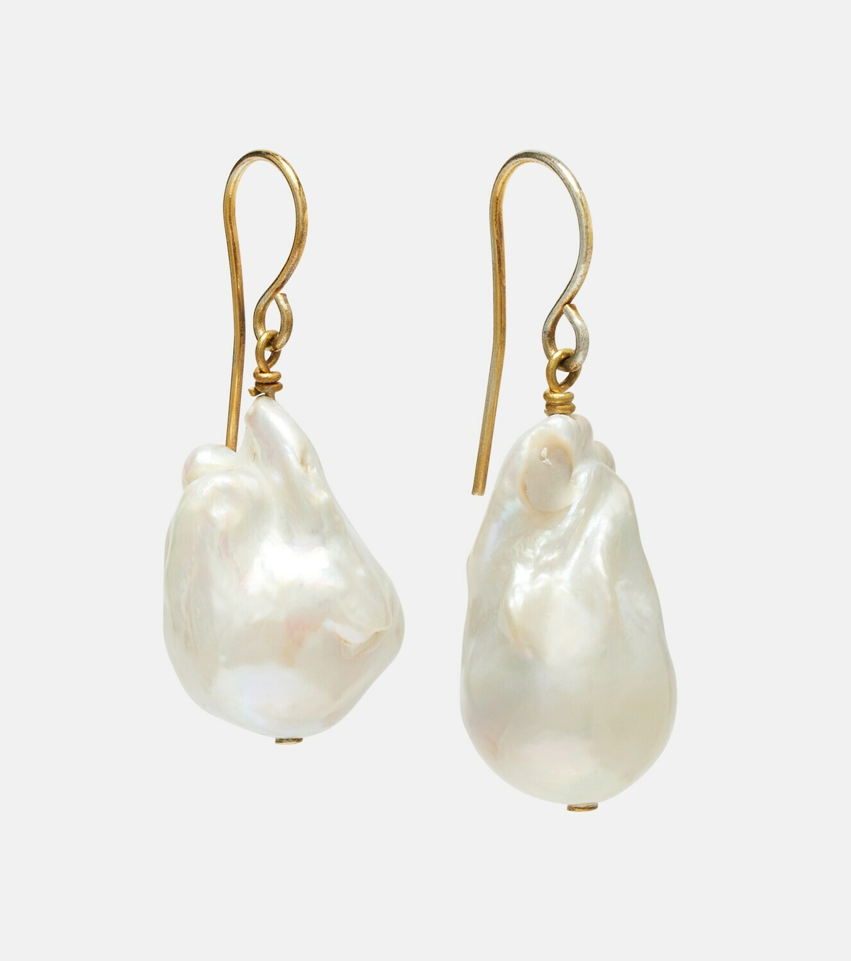 Jil Sander Drop earrings with freshwater pearls