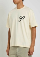 Picante Gallery Logo Cotton T-shirt Ivory