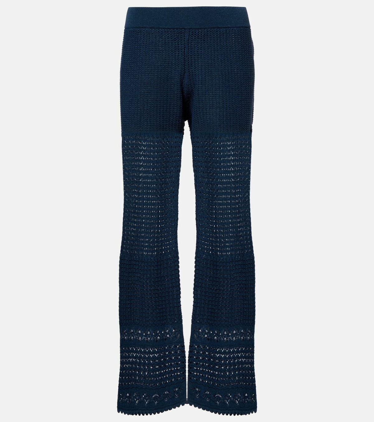 Eres Emblème open-knit straight pants