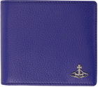 Vivienne Westwood Blue Leather Bifold Wallet