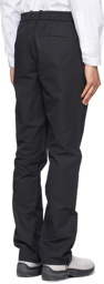 A-COLD-WALL* Black Treated Slim Trousers