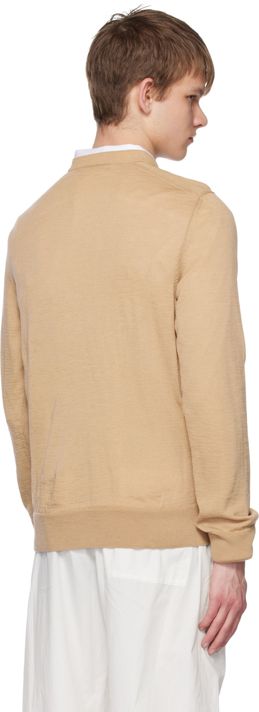 Comme des Garçons Shirt Beige Brett Westfall Edition Sweater
