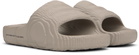 adidas Originals Gray Adilette 22 Pool Slides