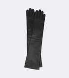 The Frankie Shop Veneto leather gloves