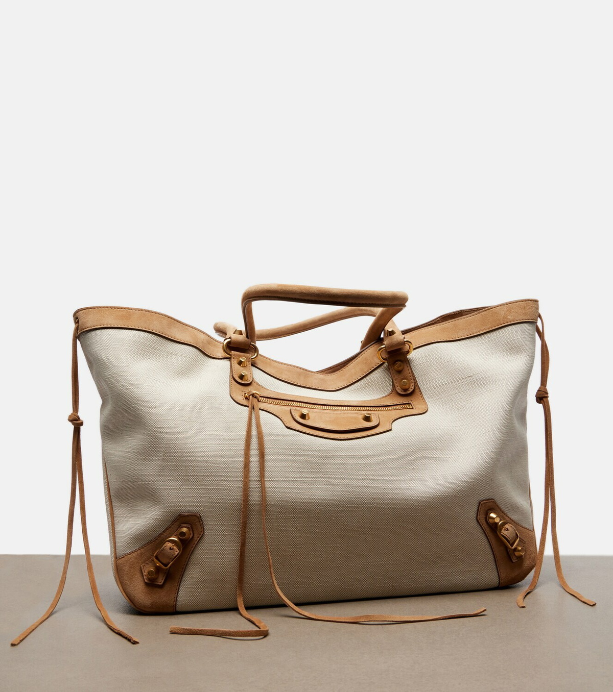 Balenciaga Le City Beach Medium canvas tote bag