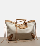Balenciaga Le City Beach Medium canvas tote bag