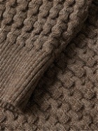 S.N.S. Herning - Stark Slim-Fit Virgin Wool Sweater - Brown