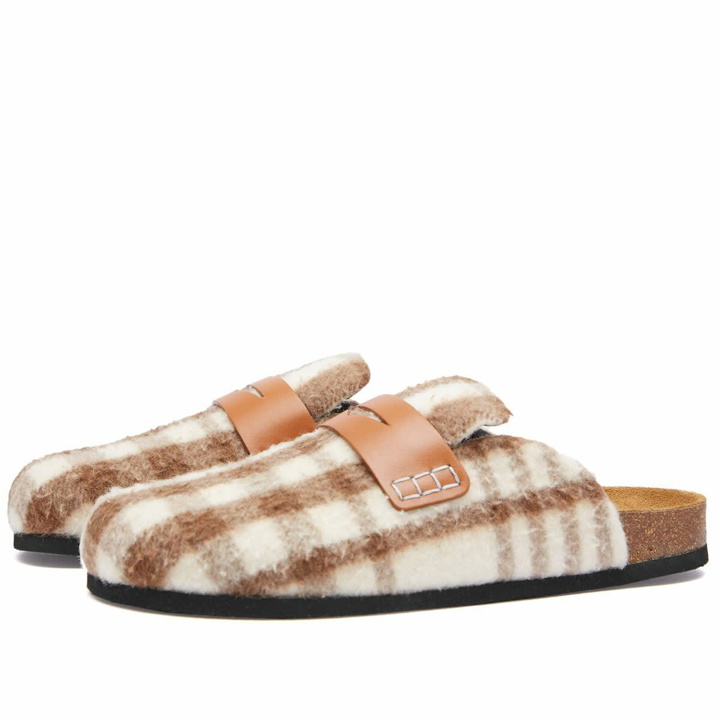 Photo: JW Anderson Women's Felt Loafer in Tan