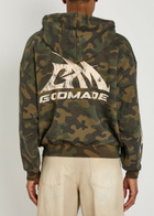 God Made Military Camouflage Hooded Cotton Sweatshirt Multicoloured 1