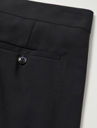 Giorgio Armani - Tapered Wool Tuxedo Trousers - Blue